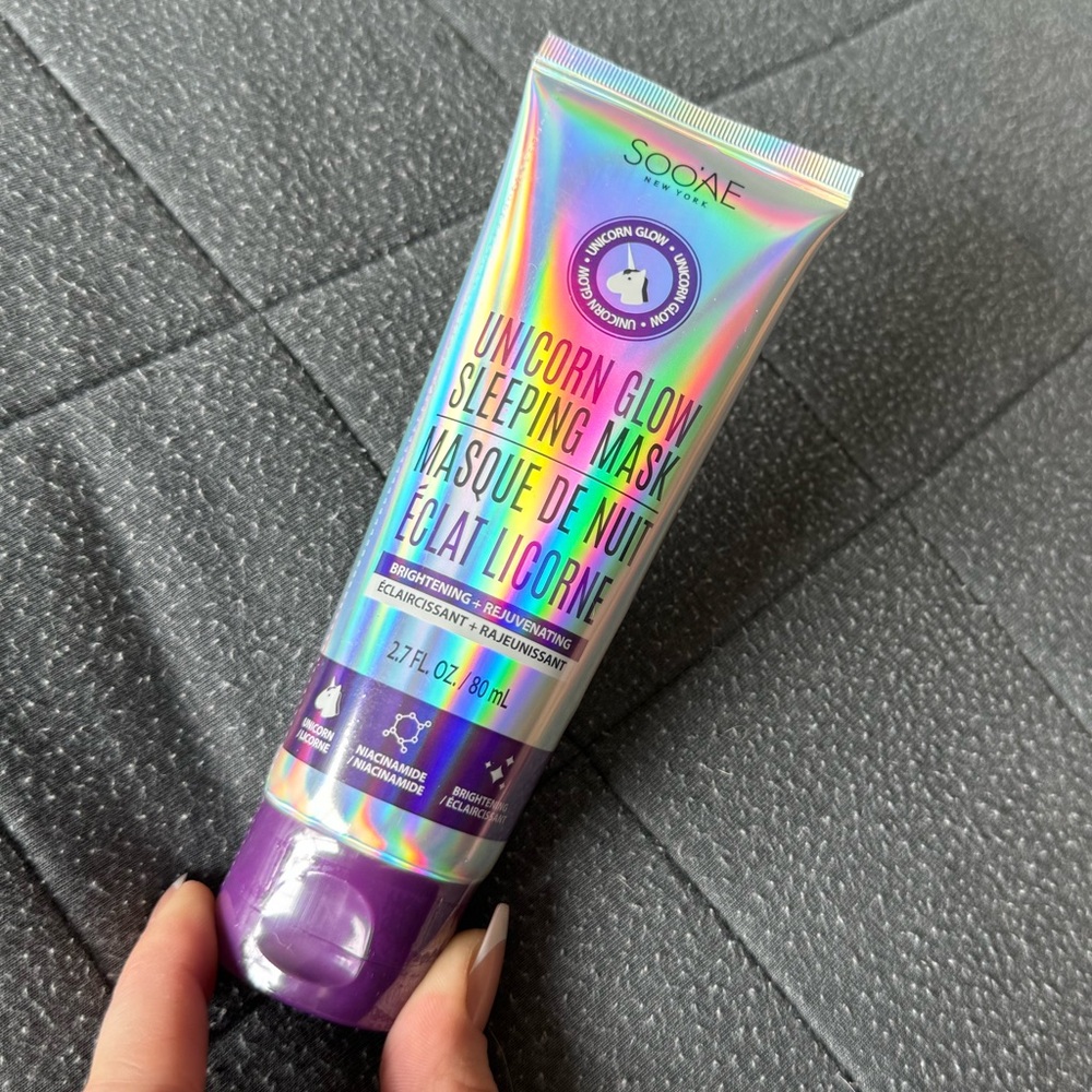 NWT Soo'AE Unicorn Glow Sleeping Mask!